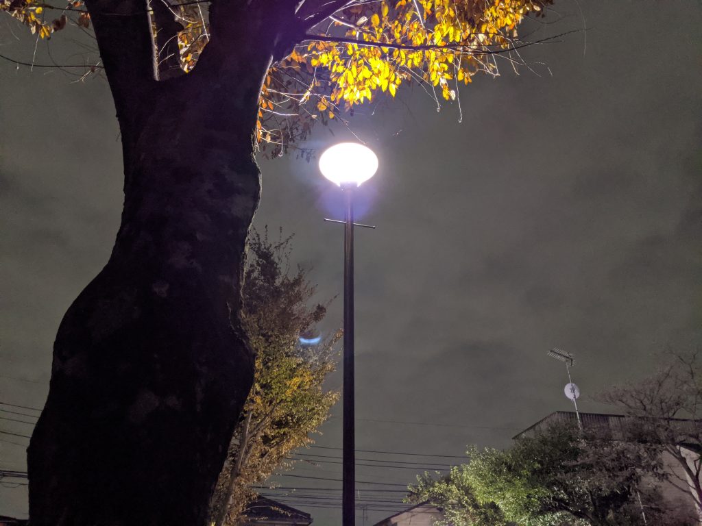 公園の街灯